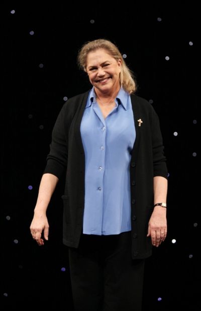 Kathleen Turner attending the Broadway Opening Night Performance Curtain Call for 'Hi Photo