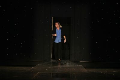 Kathleen Turner attending the Broadway Opening Night Performance Curtain Call for 'Hi Photo