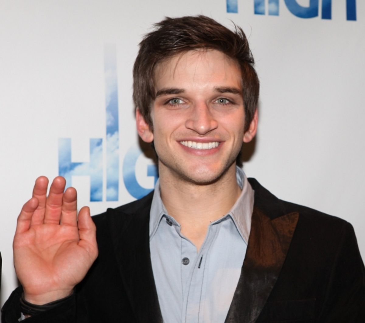 Evan Jonigkeit attending the Broadway Opening Night Performance After Party for 'High' in New York City. at 