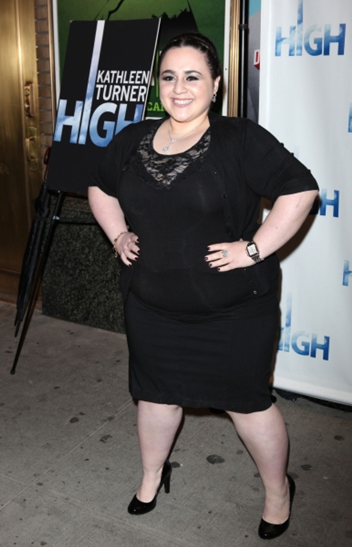 Nikki Blonsky attending the Broadway Opening Night Performance Arrivals of 'High' in New York City. at 