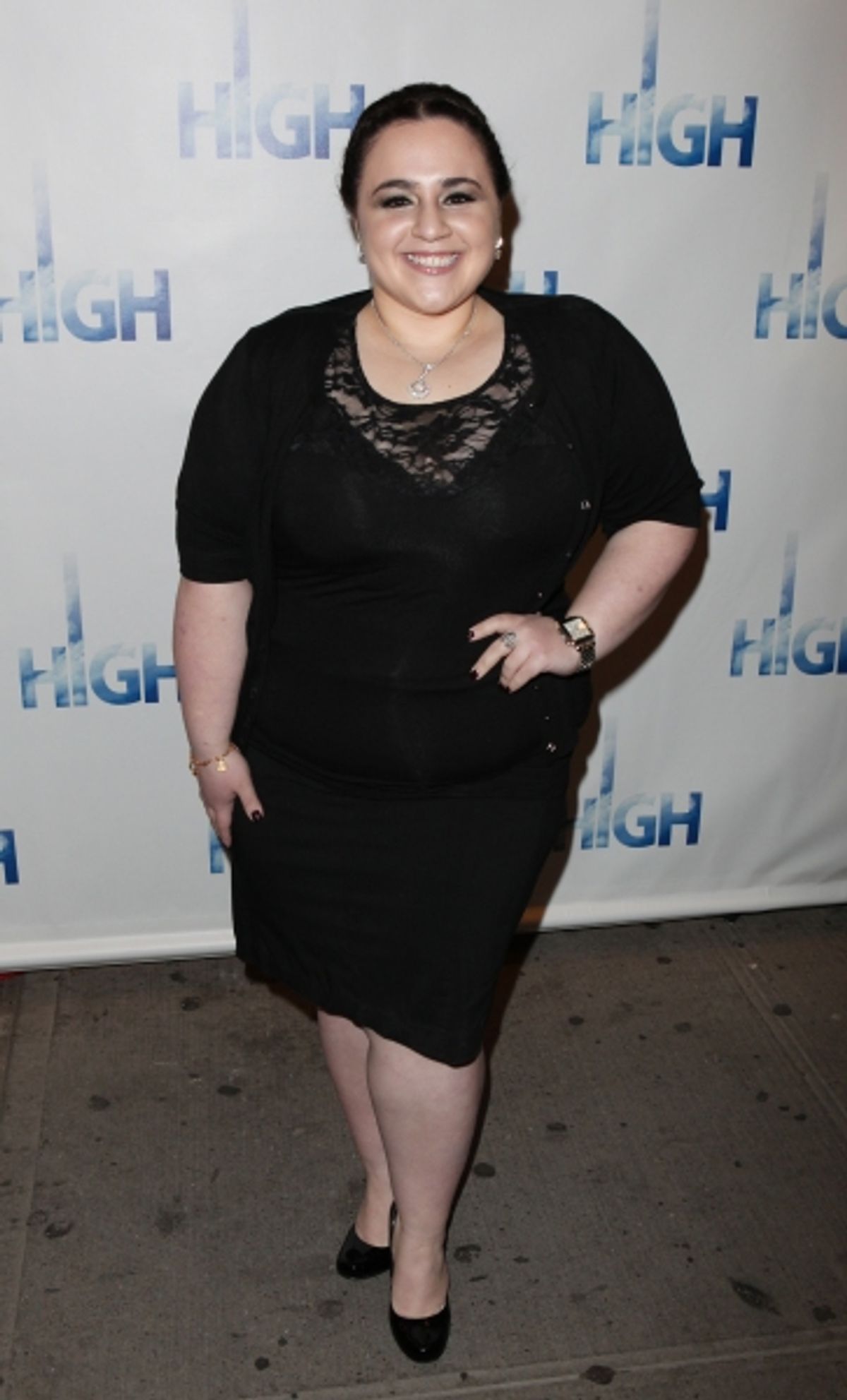 Nikki Blonsky attending the Broadway Opening Night Performance Arrivals of 'High' in New York City. at 