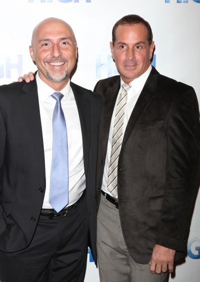 Rob Ruggiero and Matthew Lombardo attending the Broadway Opening Night Performance Ar Photo