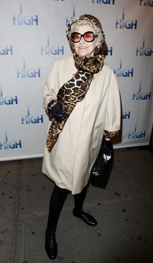 Elaine Stritch attending the Broadway Opening Night Performance Arrivals of 'High' in Photo