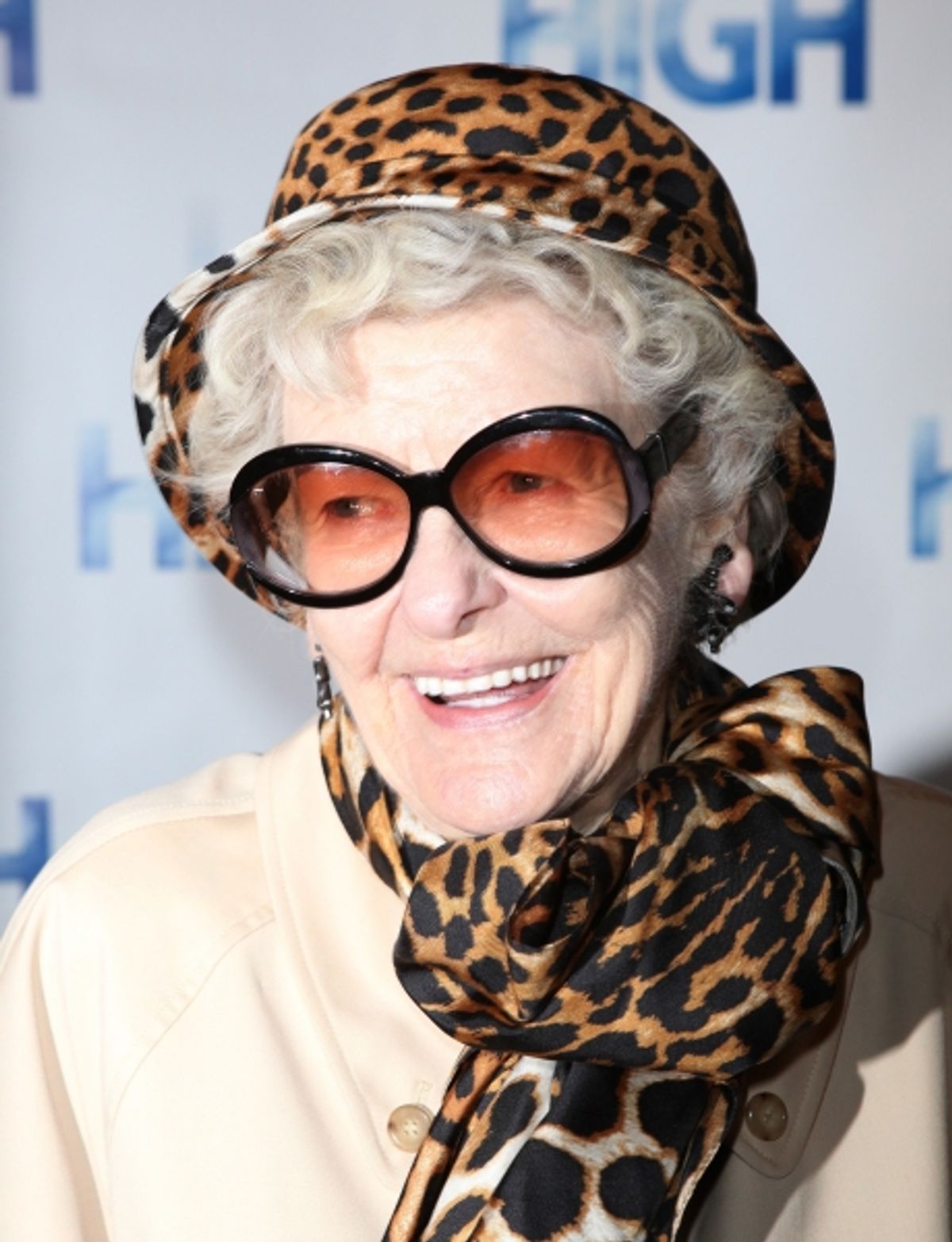 Elaine Stritch attending the Broadway Opening Night Performance Arrivals of 'High' in New York City. at 