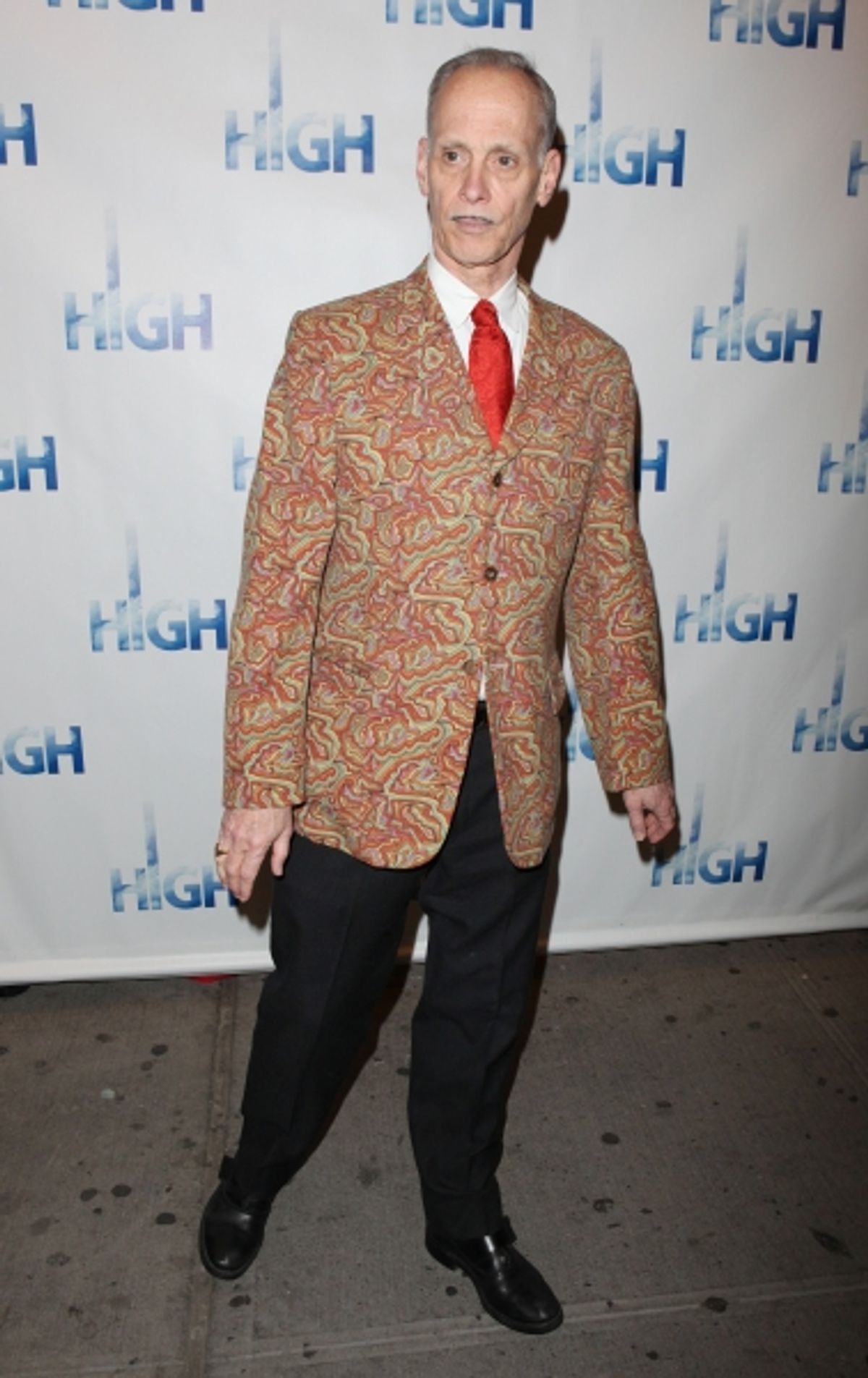 John Waters attending the Broadway Opening Night Performance Arrivals of 'High' in New York City. at 
