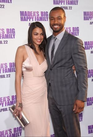 Isaiah Mustafa and Date Photo