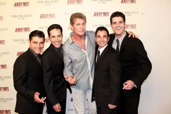 Deven May, Jeff Leibow, David Hasselhoff, Travis Cloer, Peter Saide Photo