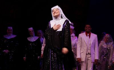 Victoria Clark during  the Broadway Opening Night Curtain Call for 'Sister Act' in Ne Photo