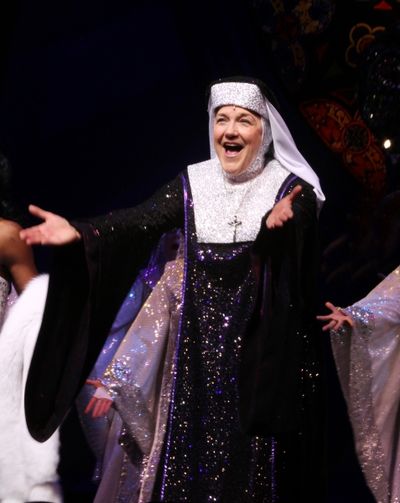 Victoria Clark during  the Broadway Opening Night Curtain Call for 'Sister Act' in Ne Photo