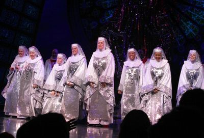 Ensemble Cast during  the Broadway Opening Night Curtain Call for 'Sister Act' in New Photo