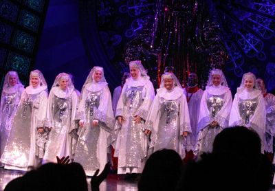 Ensemble Cast during  the Broadway Opening Night Curtain Call for 'Sister Act' in New Photo
