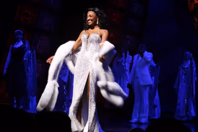 Patina Miller during  the Broadway Opening Night Curtain Call for 'Sister Act' in New Photo