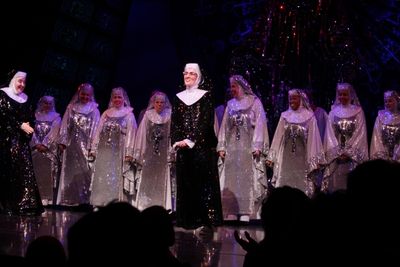 Sarah Bolt &  Audrie Neenan during  the Broadway Opening Night Curtain Call for 'Sist Photo