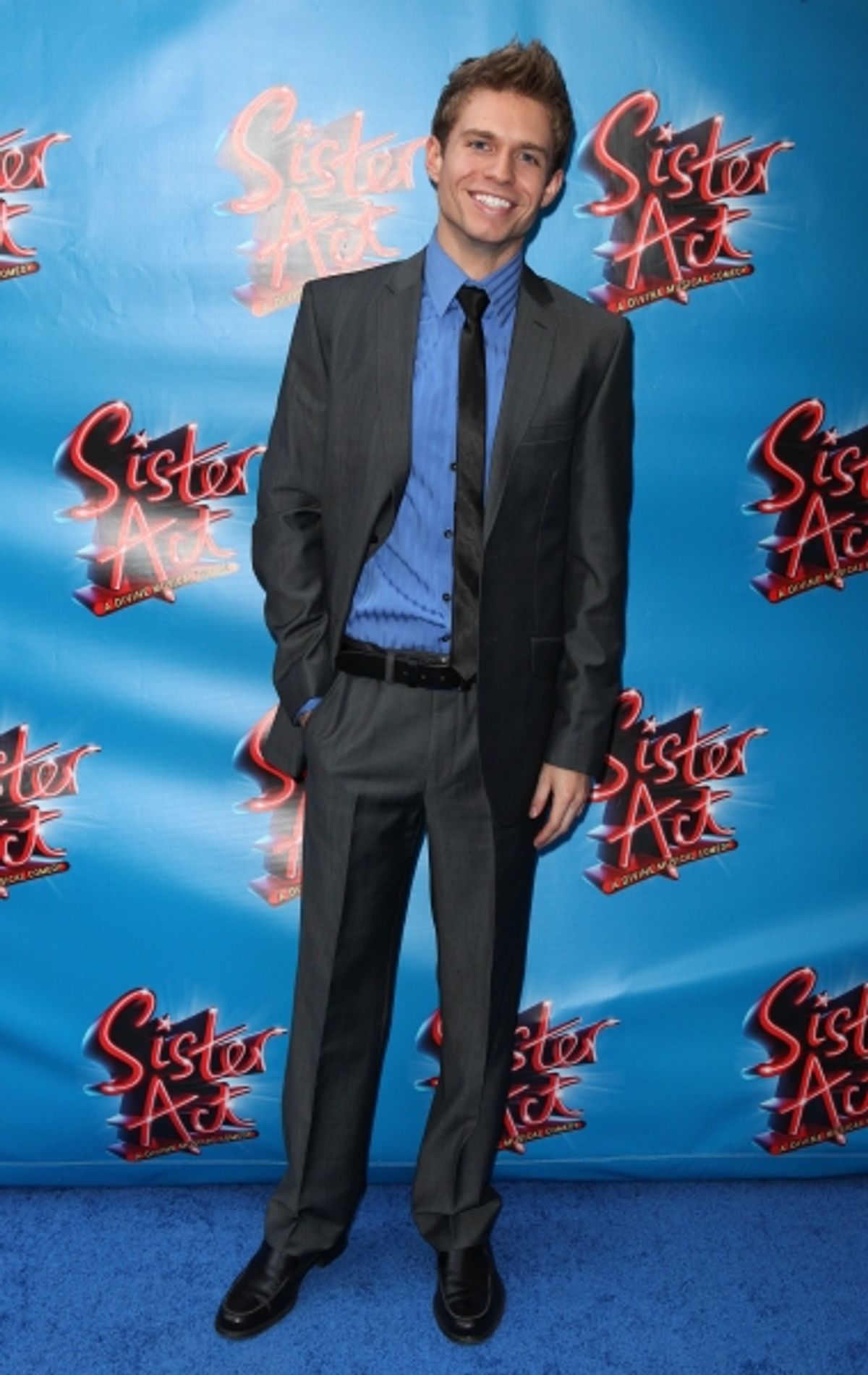 Hunter Ryan Herdlicka attending the Broadway Opening Night Performance of 'Sister Act' at the Broadway Theatre n New York City. at 