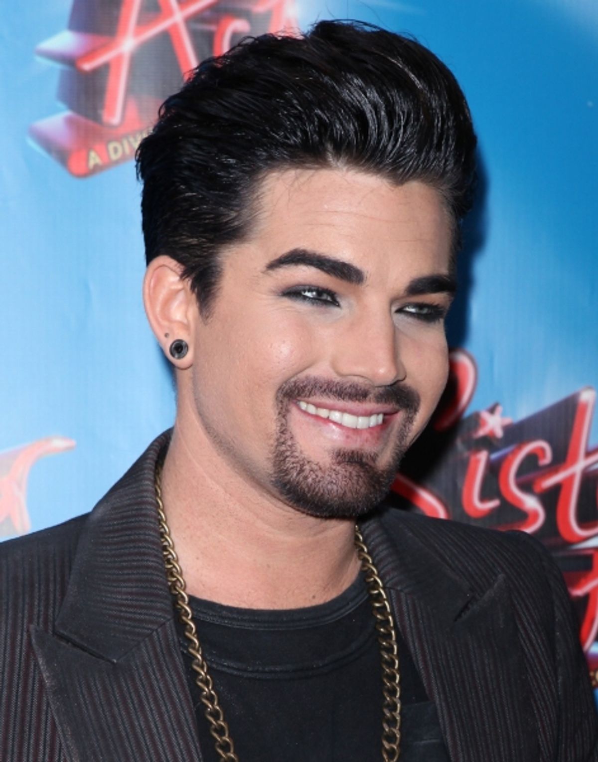 Adam Lambert attending the Broadway Opening Night Performance of 'Sister Act' at the Broadway Theatre n New York City. at 