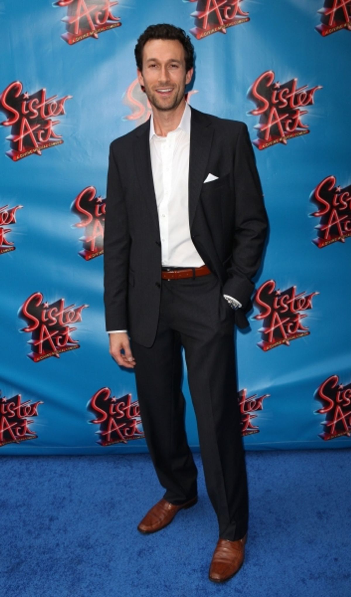 Aaron Lazar attending the Broadway Opening Night Performance of 'Sister Act' at the Broadway Theatre n New York City. at 