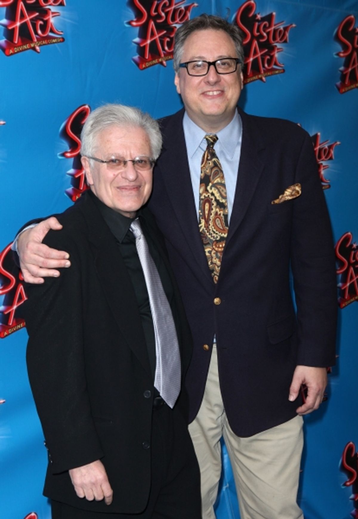 Jerry Zaks & Douglas Carter Beane attending the Broadway Opening Night Performance of 'Sister Act' at the Broadway Theatre n New York City. at 
