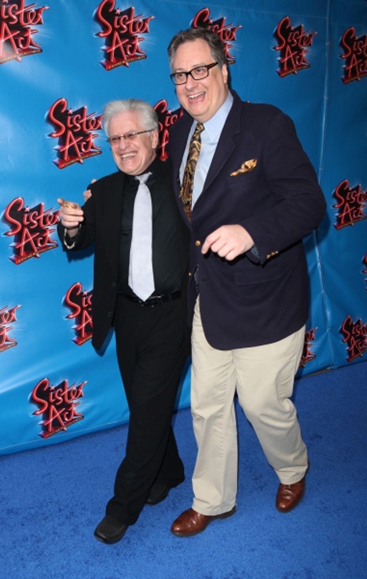 Jerry Zaks & Douglas Carter Beane attending the Broadway Opening Night Performance of 'Sister Act' at the Broadway Theatre n New York City. at 