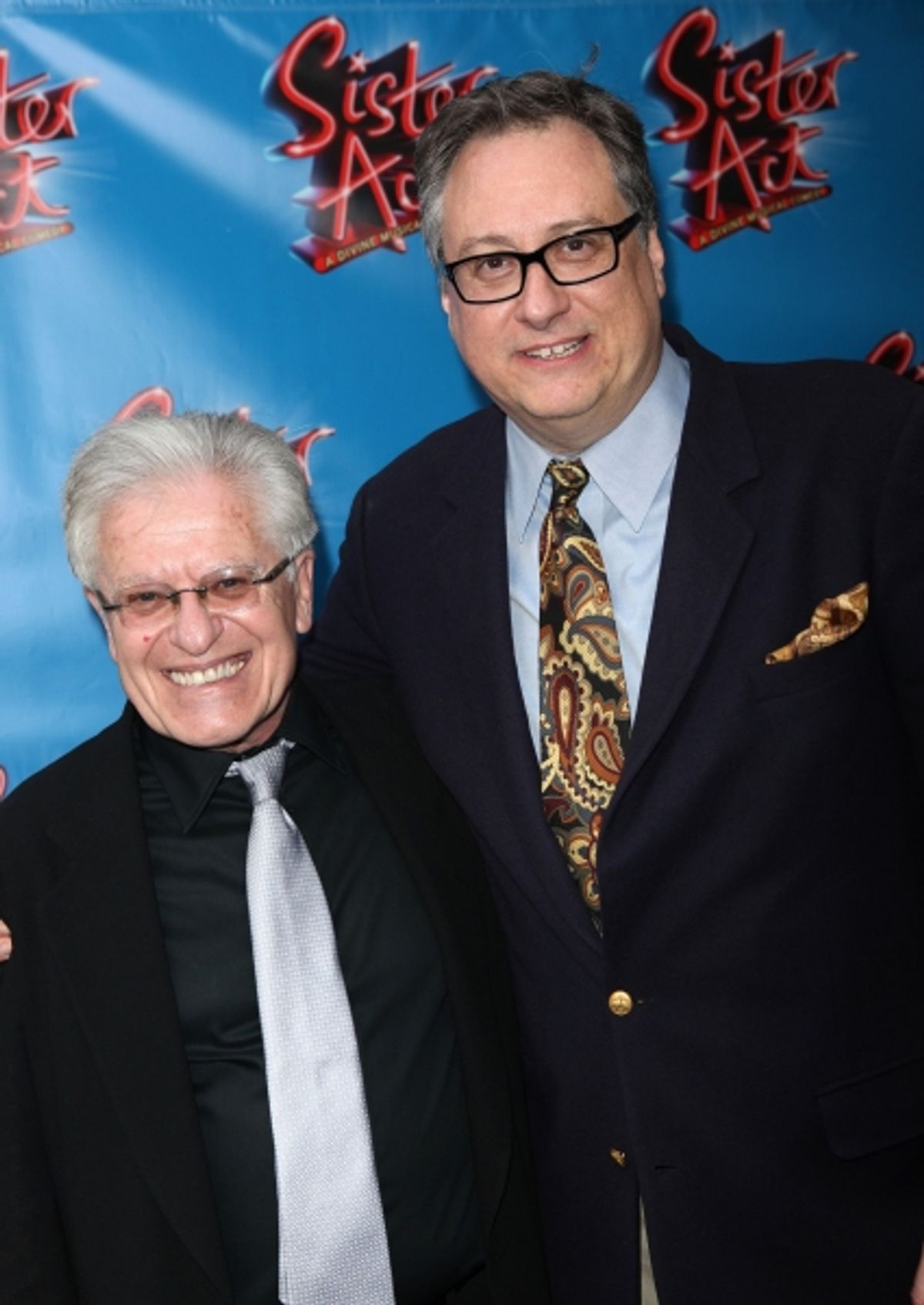 Jerry Zaks & Douglas Carter Beane attending the Broadway Opening Night Performance of 'Sister Act' at the Broadway Theatre n New York City. at 