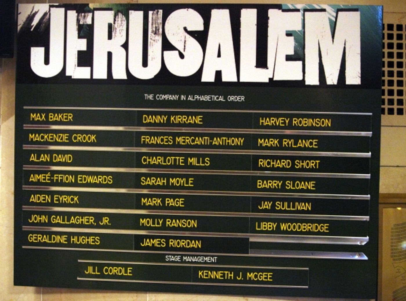 Photo Coverage: JERUSALEM Opening Night Curtain Call  Image