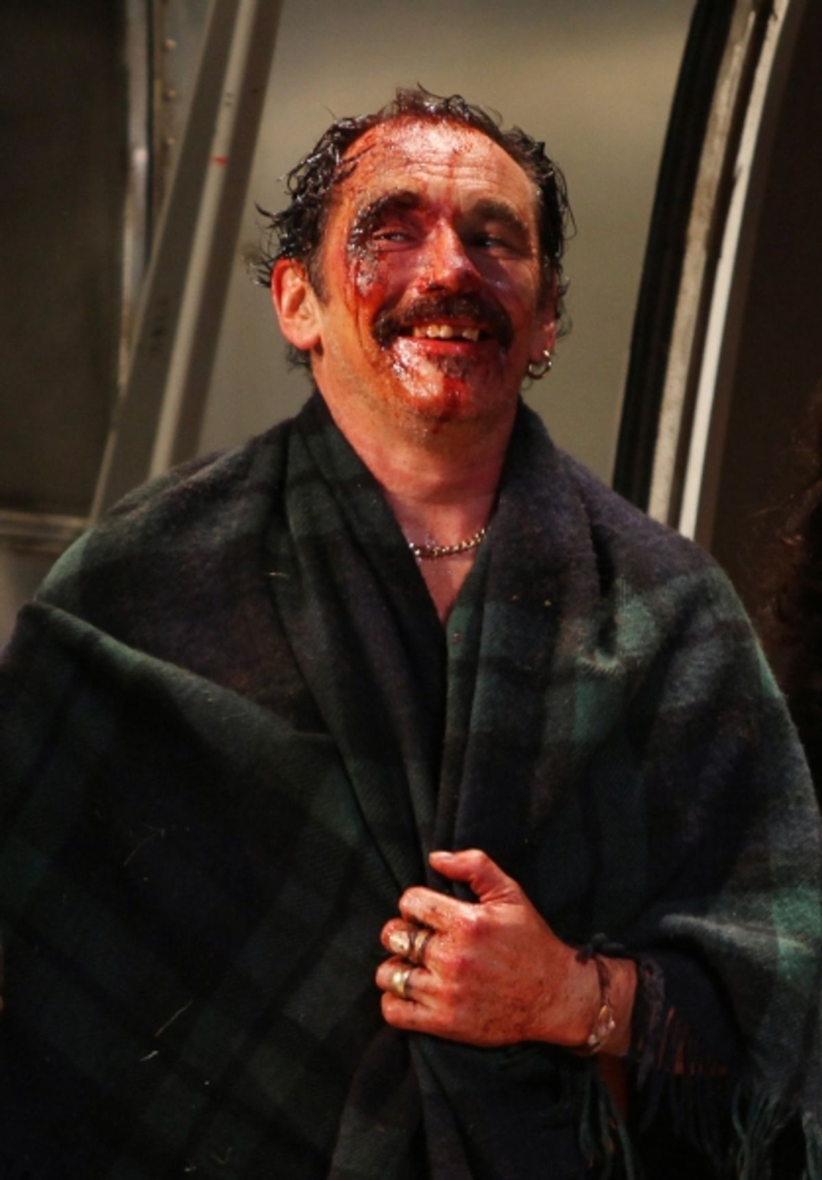 Mark Rylance during  the Broadway Opening Night Curtain Call for 'Jerusalem' in New York City. at 