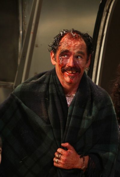 Mark Rylance during  the Broadway Opening Night Curtain Call for 'Jerusalem' in New Y Photo