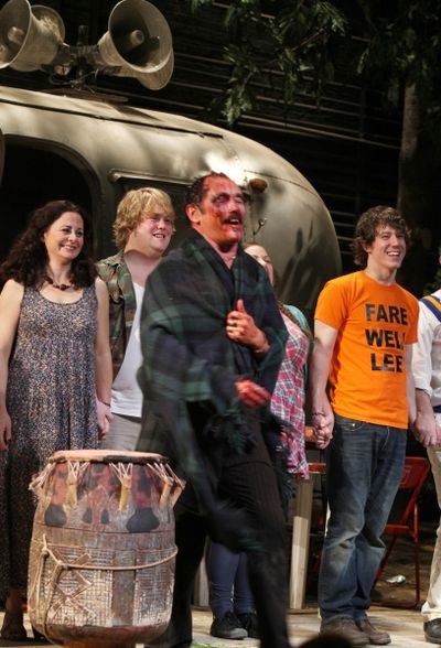 Mark Rylance, Geraldine Hughes, Danny Kirrane, John Gallagher during  the Broadway Op Photo