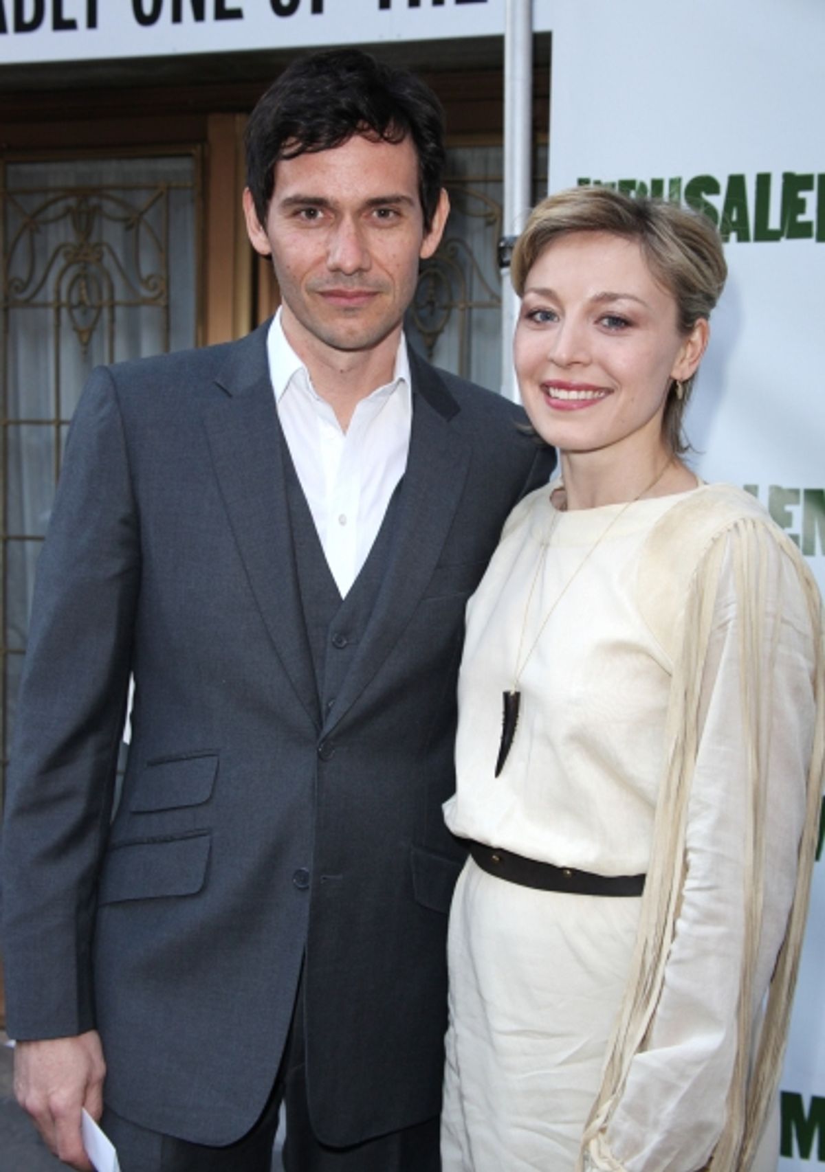 Christian Camarto, Julia Rylands attending the Broadway Opening Night Performance of 'Jerusalem' at the Music Box Theatre in New York City. at 