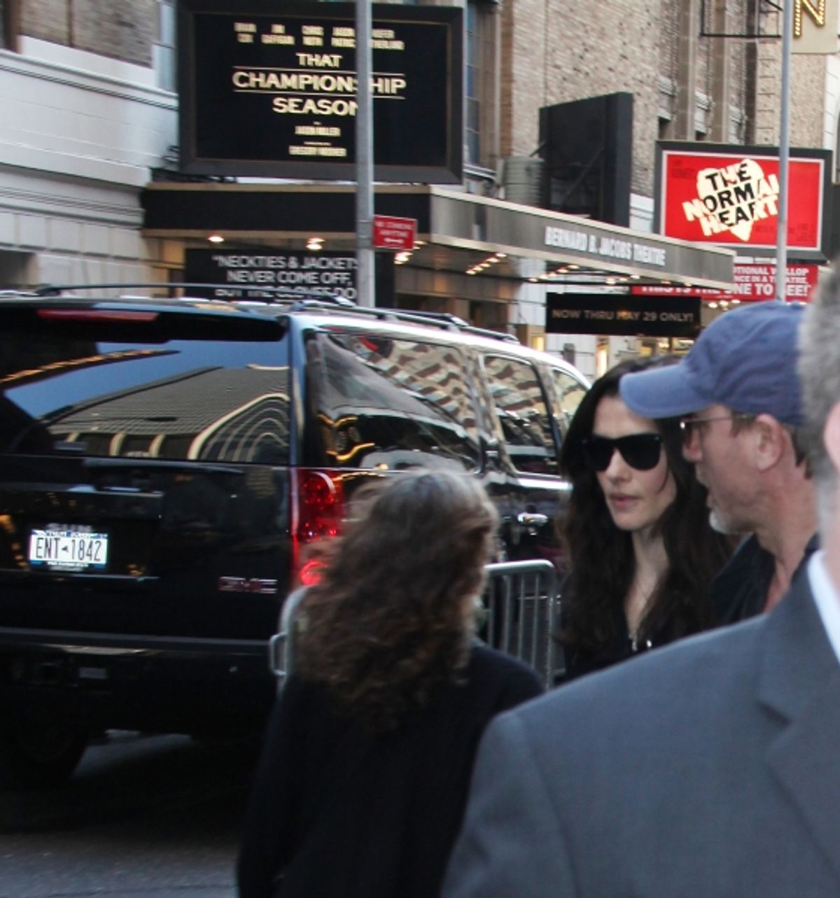 Rachel Weisz & Daniel Craig attending the Broadway Opening Night Performance of 'Jerusalem' at the Music Box Theatre in New York City. at 
