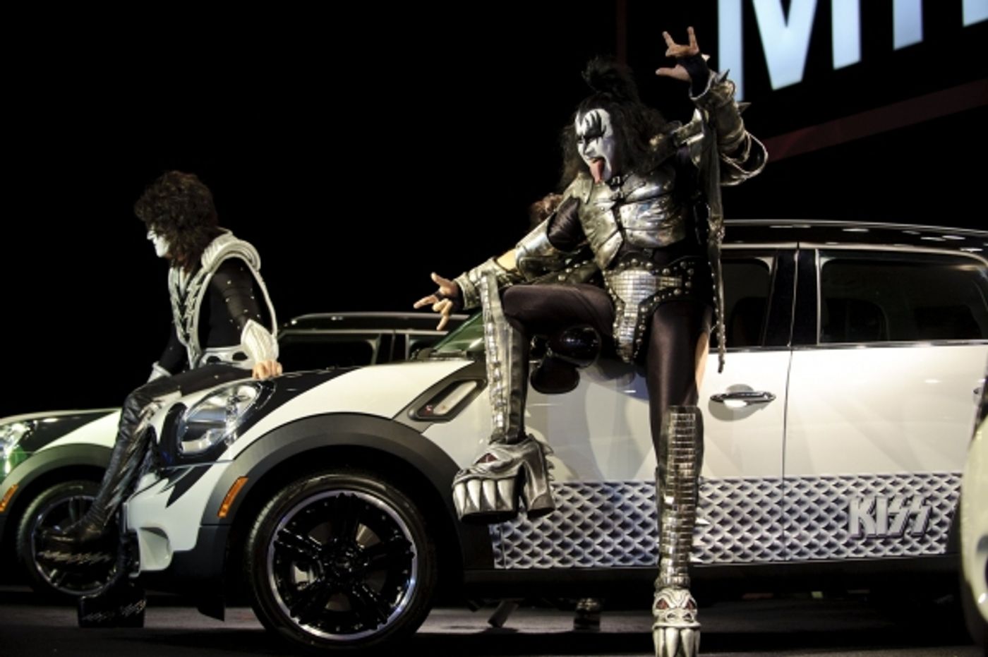 Photo Flash: Kiss Performs at the Auto Show Press Conference Photo Flash: Kiss Performs at the Auto Show Press Conference Image