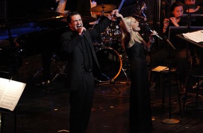 Raul Esparza and Kristin Chenoweth Photo