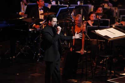 Raul Esparza and Kristin Chenoweth Photo