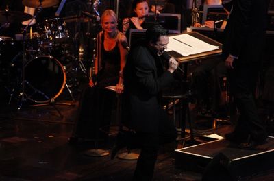 Raul Esparza and Kristin Chenoweth Photo