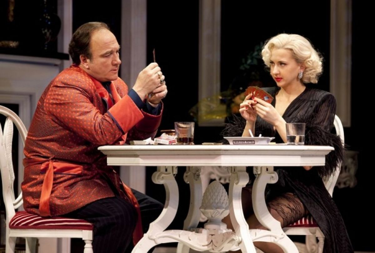 Jim Belushi and Nina Arianda at 