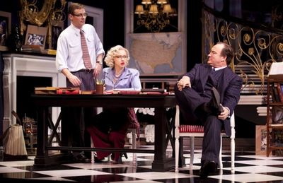 Robert Sean Leonard, Nina Arianda and Jim Belushi Photo