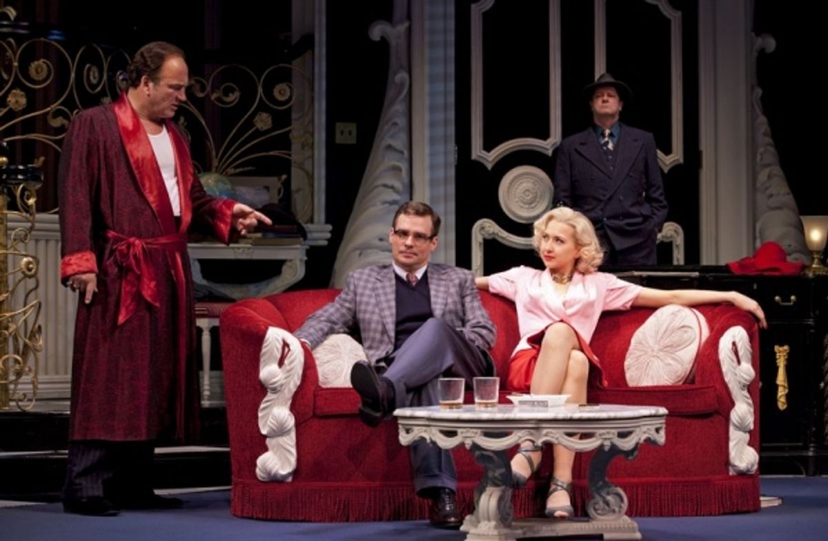 Jim Belushi, Robert Sean Leonard and Nina Arianda at 