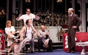 Liv Rooth, Jim Belushi, Bill Christ, Danny Rutigliano and Frank Wood Photo