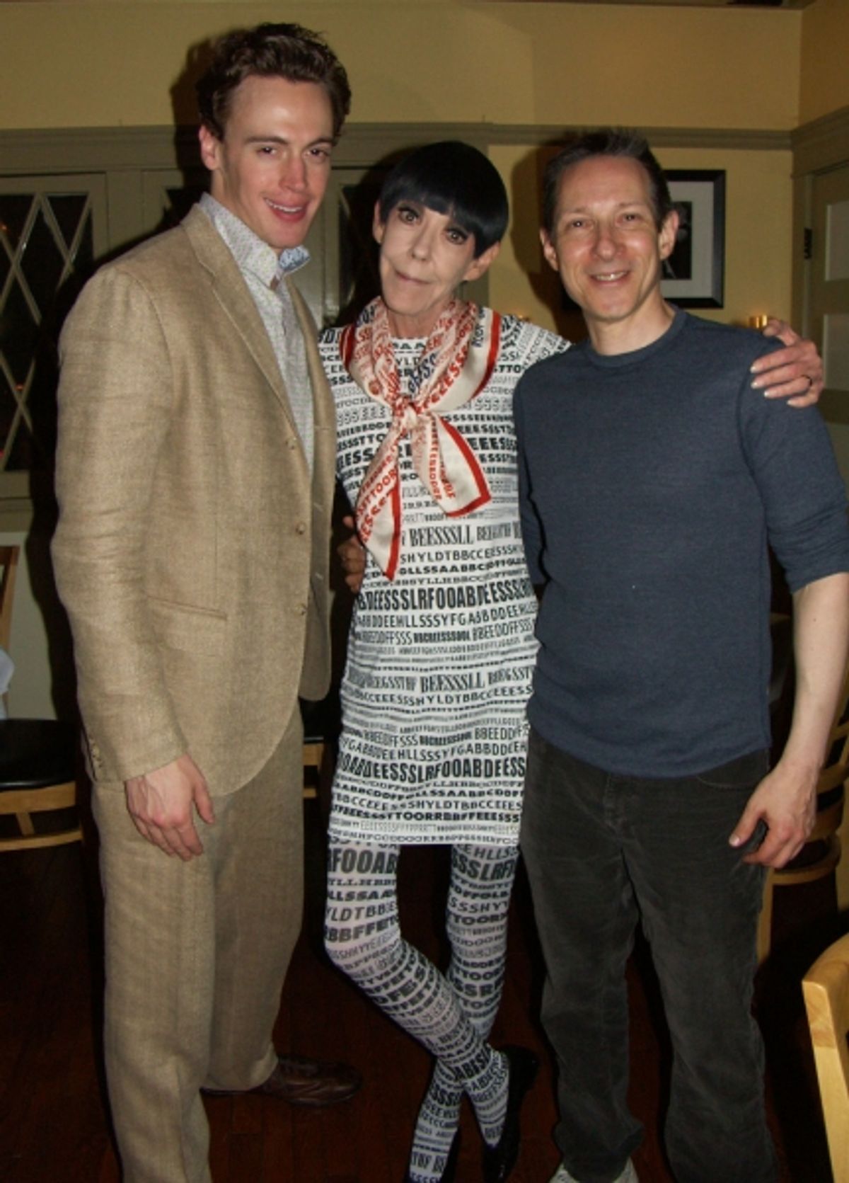  Erich Bergen, Peggy Moffit, Jon Marans at 