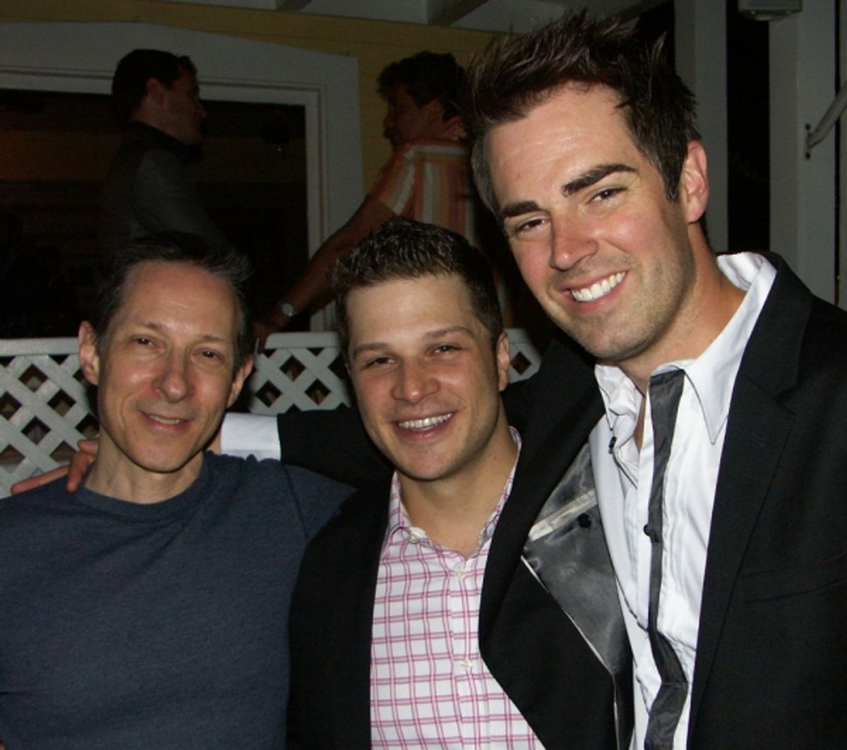 Jon Marans, Mark Shunock, and Michael Matthews at 