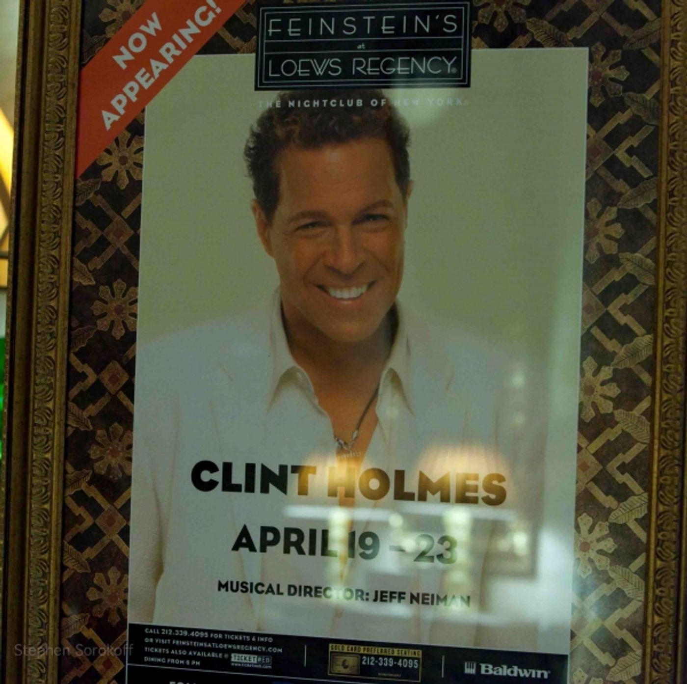 Photo Coverage: Clint Holmes Plays Feinstein's  Image