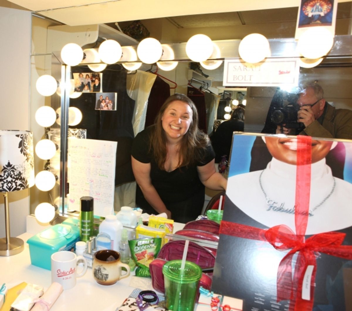 Sarah Bolt attending the 'Sister Act'  Broadway Opening Night Performance Gypsy Robe Ceremony for recipient Kevin Ligon at the Broadway Theatre n New York City. at 