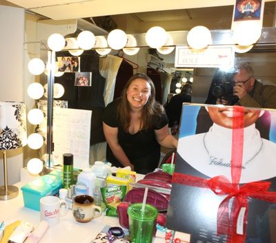 Sarah Bolt attending the 'Sister Act'  Broadway Opening Night Performance Gypsy Robe  Photo