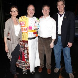 Actors Equity Executive Director of Mary McColl, Kevin Ligon, Ira Mony & Nick Wyman attending the 'Sister Act' Broadway Opening Night Performance Gypsy Robe Ceremony for recipient Kevin Ligon at the Broadway Theatre n New York City. @ BroadwayWorld Actors Equity Executive Director of Mary McColl, Kevin Ligon, Ira Mony & Nick Wyman a Photo