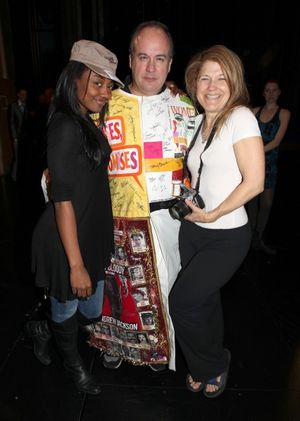Patina Miller, Kevin Ligon & Victoria Clark attending the 'Sister Act'  Broadway Open Photo
