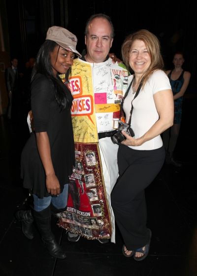 Patina Miller, Kevin Ligon & Victoria Clark attending the 'Sister Act'  Broadway Open Photo