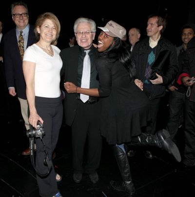 Douglas Carter Beane, Victoria Clark, Jerry Zak & Patina Miller attending the 'Sister Photo