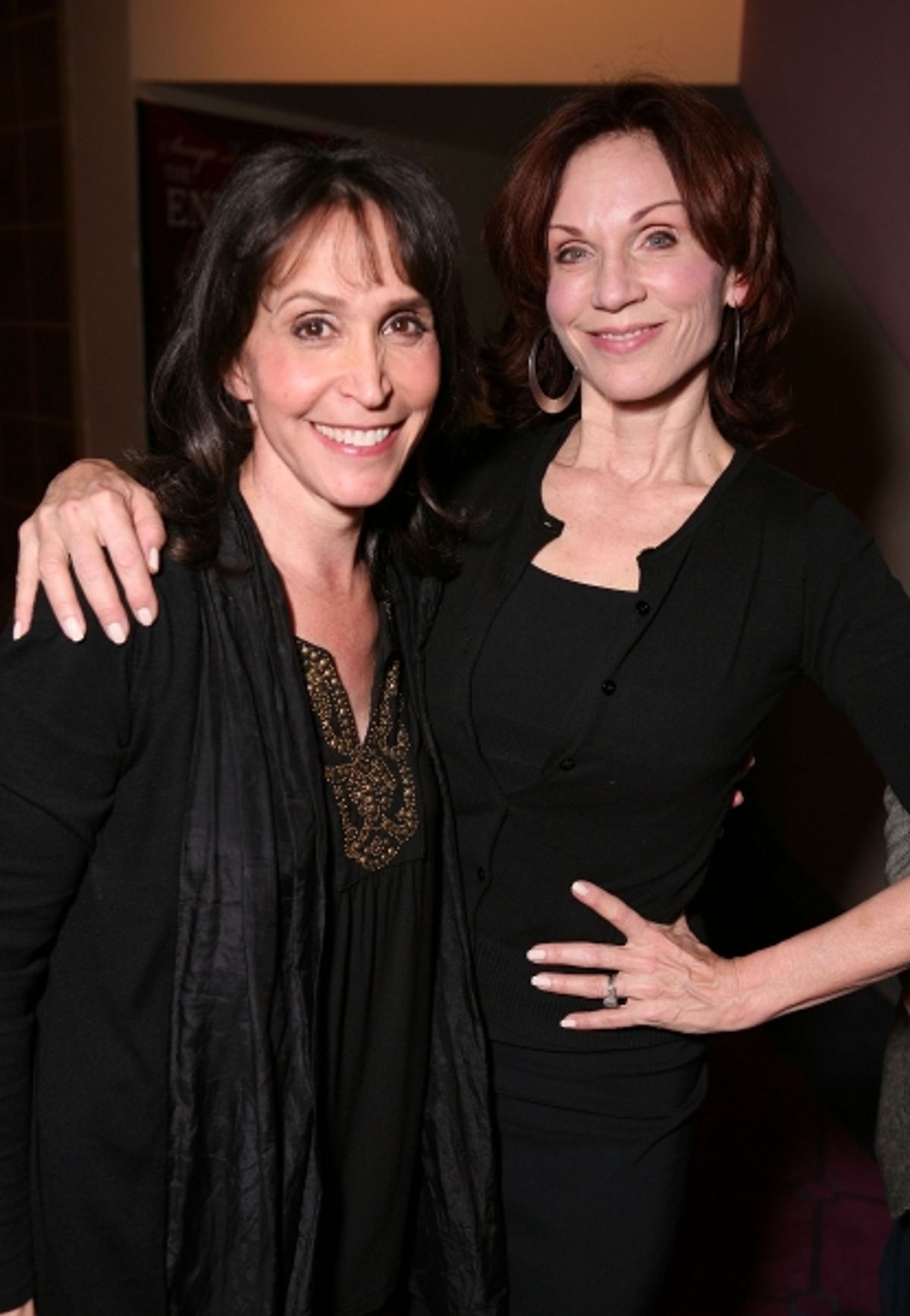 Cast member Gina Hecht and actress Marilu Henner at 