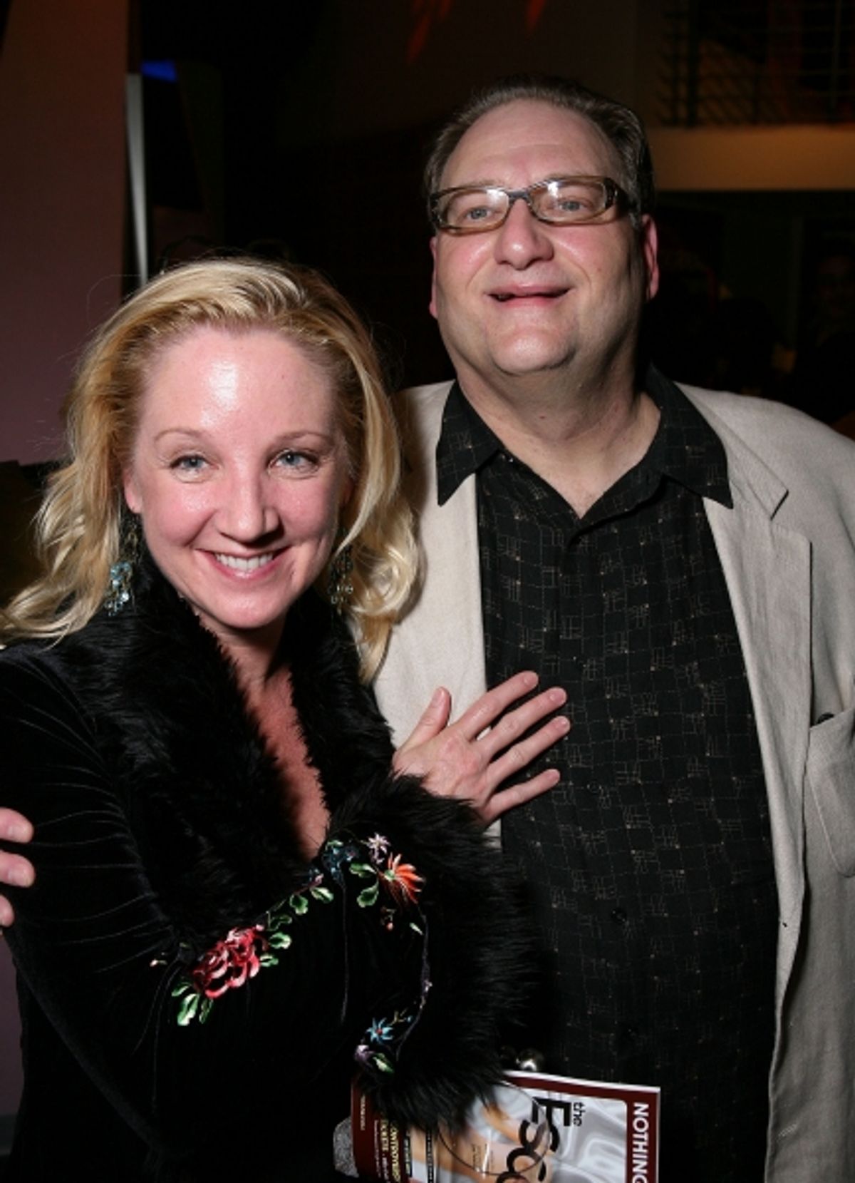  NORTH HOLLYWOOD, CA - APRIL 23: Cast member Ron Orbach (R) and wife Kathleen Orbach (L) pose during the party for the opening night performance of 'The Prisoner of Second Avenue' at the El Portal Theatre on April 23, 2011 in North Hollywood, California.  at 