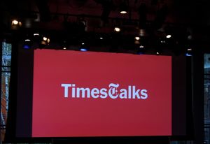 Times Talks- Melena Ryzik has a Conversation with Mark Ruffalo at Times Center in New Photo
