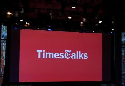 Times Talks- Melena Ryzik has a Conversation with Mark Ruffalo at Times Center in New Photo